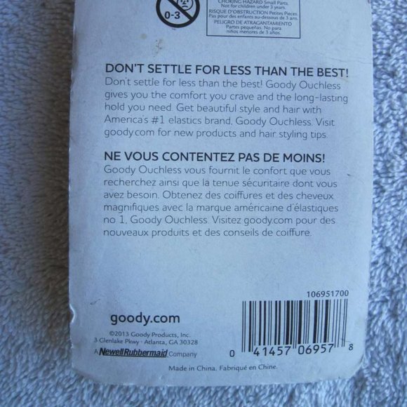 50 Goody Brunette Blonde Ouchless No Metal Elastics Small Mini Shiny Hair Bands - Picture 8 of 10